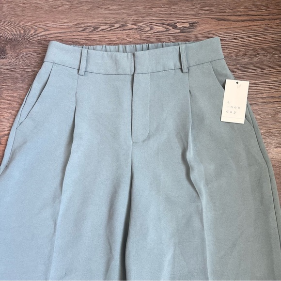 Women's Signature Crepe Essential Trouser - a New Day™ Green 6: High Rise - Picture 4 of 6